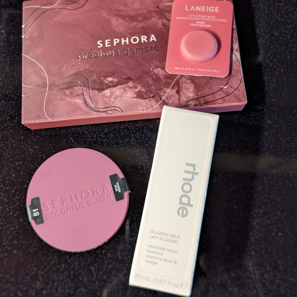 Sephora Precious Gemstone Mid Size Eyeshadow Palette, Trust me #51 Blush & More